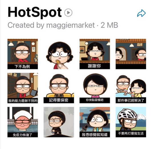 Hot spot 貼圖