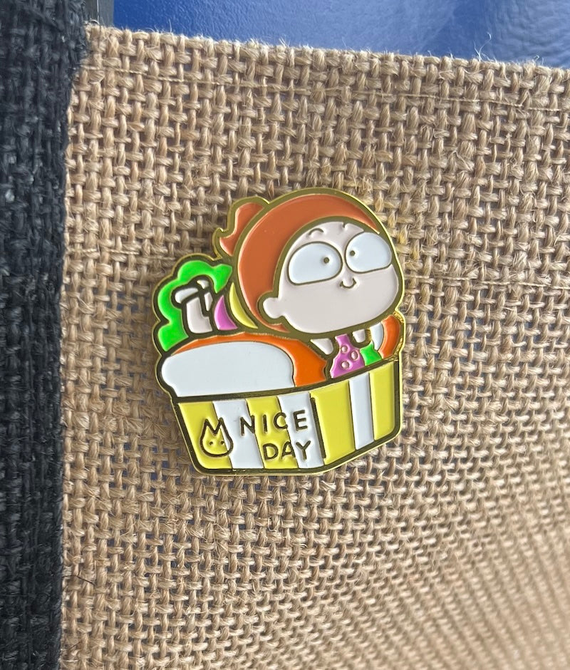 Nice Day 金屬徽章 Metal Badge