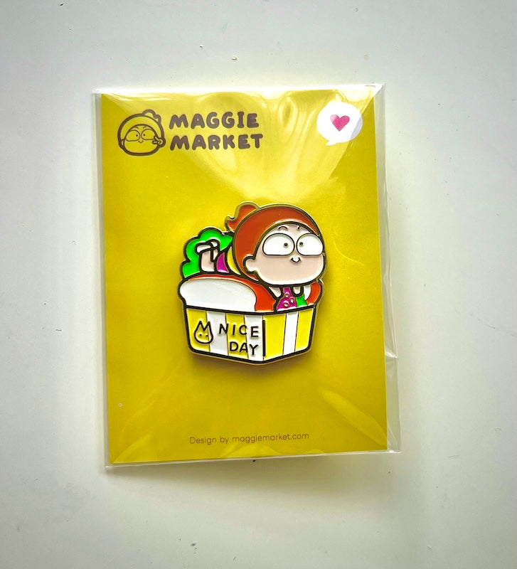 Nice Day 金屬徽章 Metal Badge