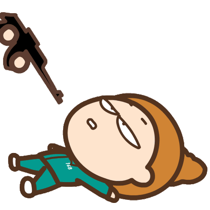 Sticker- 墨魚遊戲2 Cuttlefish game 2