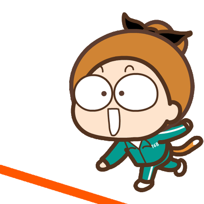 Sticker- 墨魚遊戲2 Cuttlefish game 2