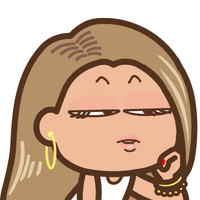 Sticker- Roll eyes girl