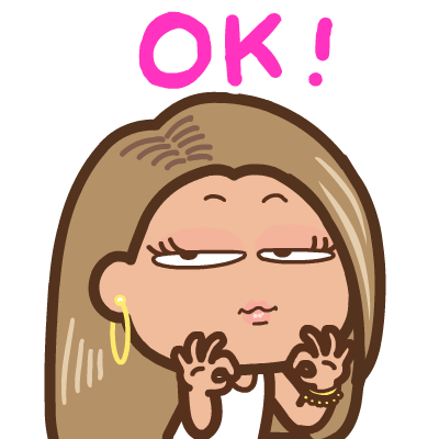 Sticker- Roll eyes girl