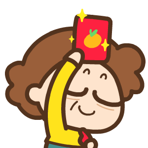 Sticker- 過年的媽媽