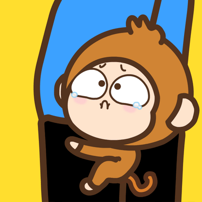Sticker- Poor Monkey