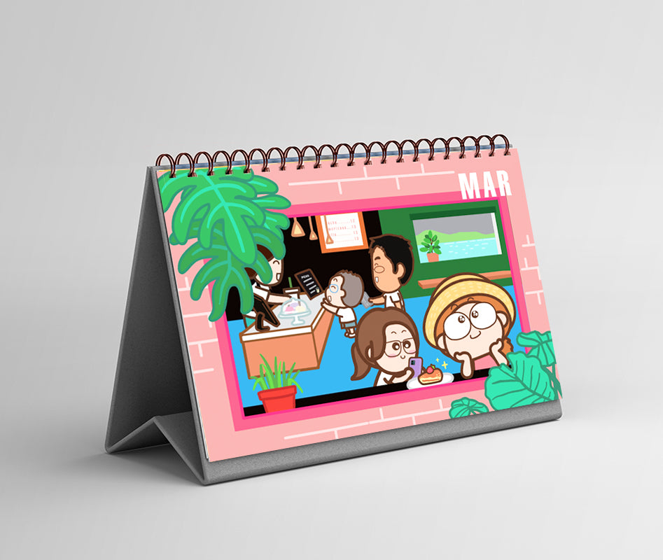 2026 月曆(香港假期，座枱版) 香港寄出